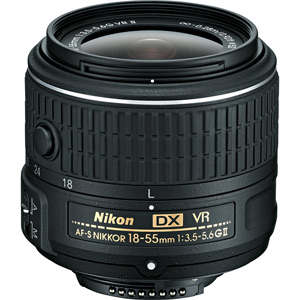 لنز نیکون AF-S DX NIKKOR 18-55mm f/3.5-5.6G II VR