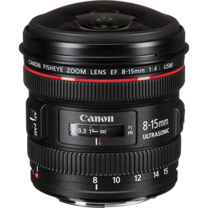 خرید لنز دوربین کانن EF 8-15mm f/4L USM Fisheye