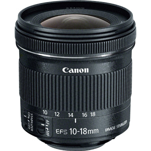 قیمت لنز دوربین کانن EF-S 10-18mm F4.5-5.6 IS STM