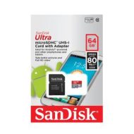 خرید کارت حافظه دوربین سان دیسک SanDisk Micro SDXC 64 GB 80MB/S 533X