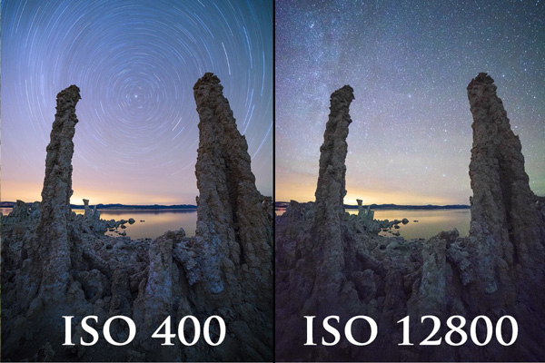 مقایسه ی ISO در چشم انسان و دوربین 