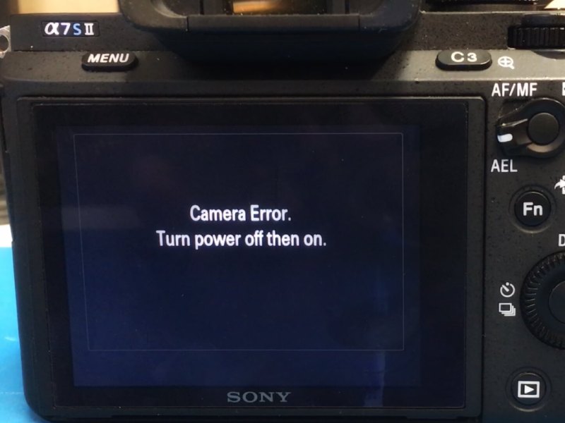 لیست خطا های دوربین های سونی