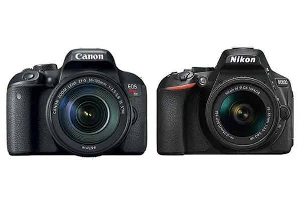 مقایسه دوربین کانن 800D و نیکون D5600