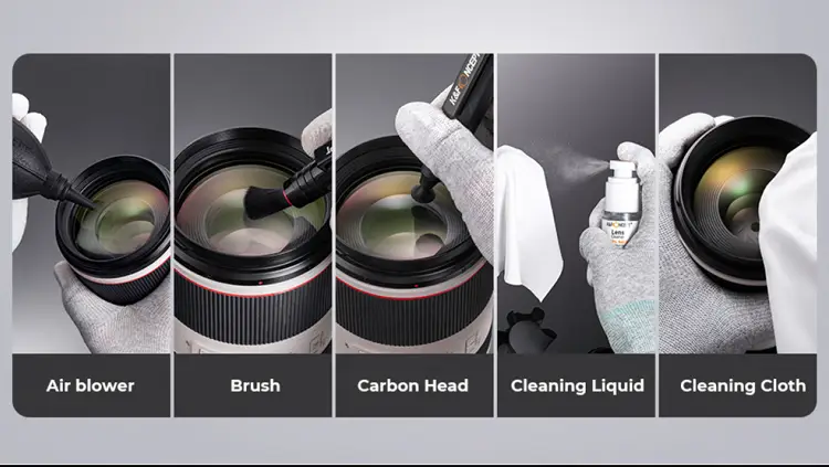تمیز کردن لنز دوربین عکاسی
