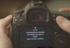 رایج ترین خطا ها در دوربین های DSLR نیکون