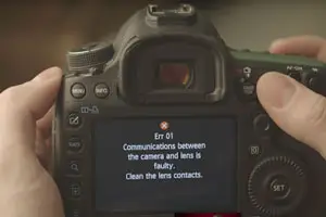 رایج ترین خطا ها در دوربین های DSLR نیکون