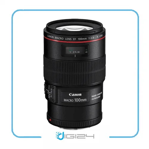 لنز کانن مدل Canon EF 100mm f/2.8L Macro IS USM