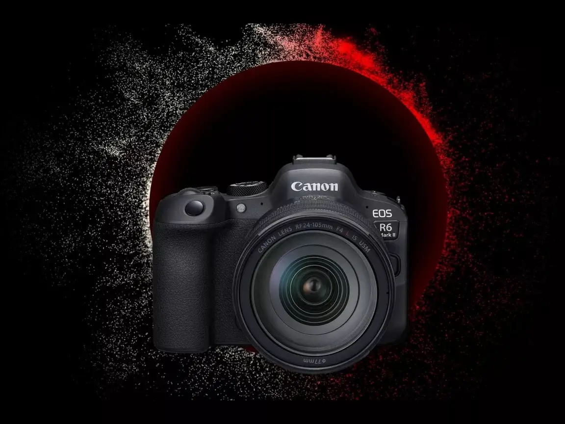 دوربین بدون آینه ای کانن مدل Canon EOS R6 Mark II Mirrorless Camera with 24-105mm f4 L
