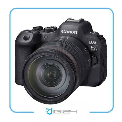 دوربین بدون آینه ای کانن مدل Canon EOS R6 Mark II Mirrorless Camera with 24-105mm f/4 L