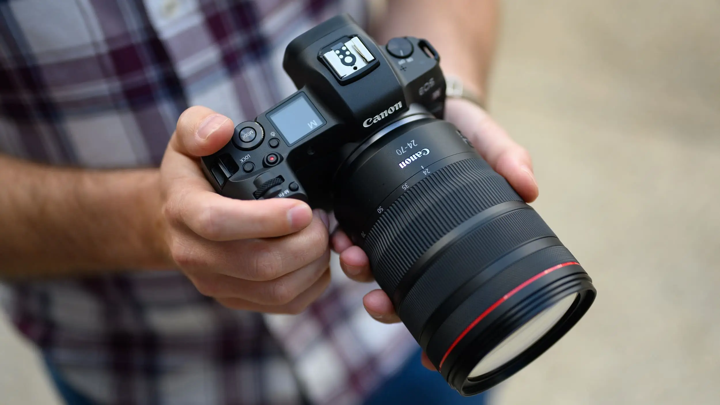 لنز بدون‌ آینه کانن مدل Canon RF 24-70mm f/2.8 L IS USM