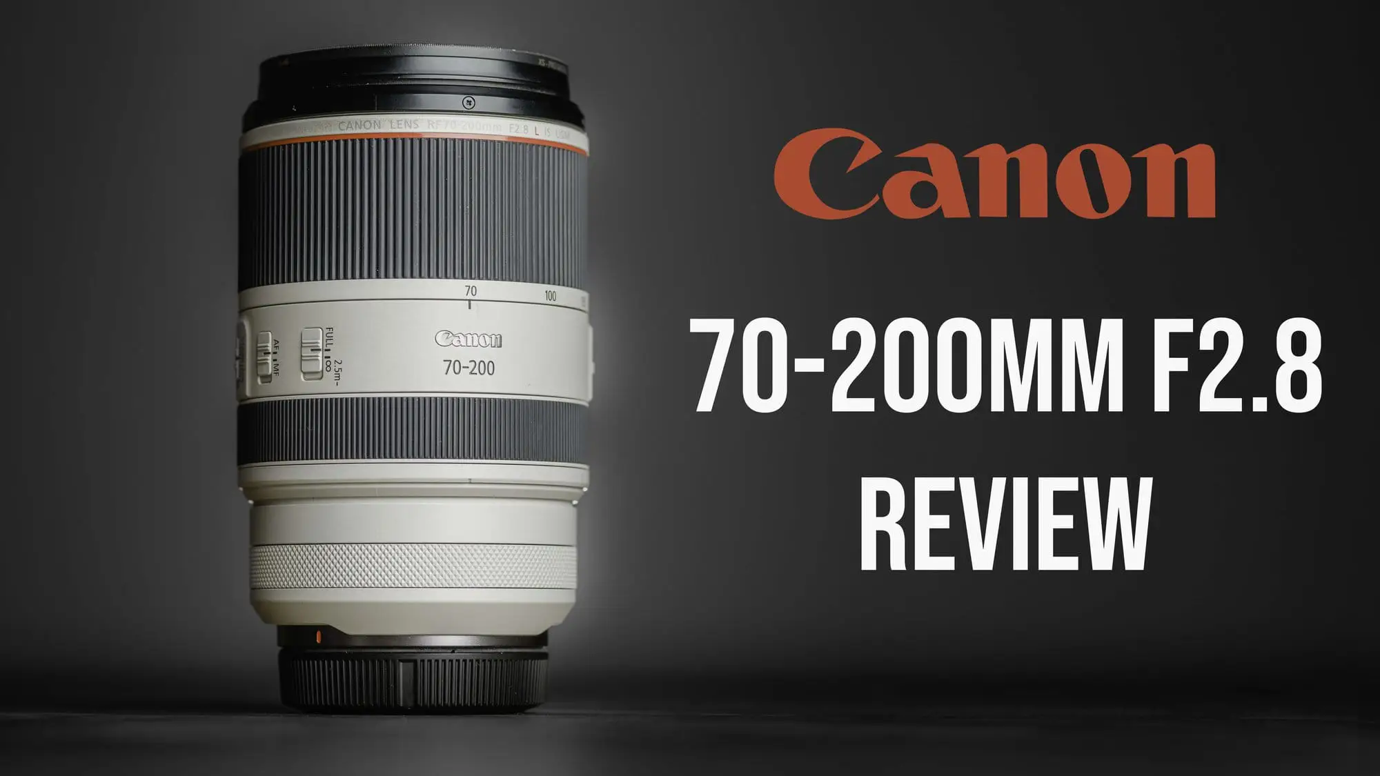 لنز بدون‌ آینه کانن مدل Canon RF 70-200mm F2.8L IS USM