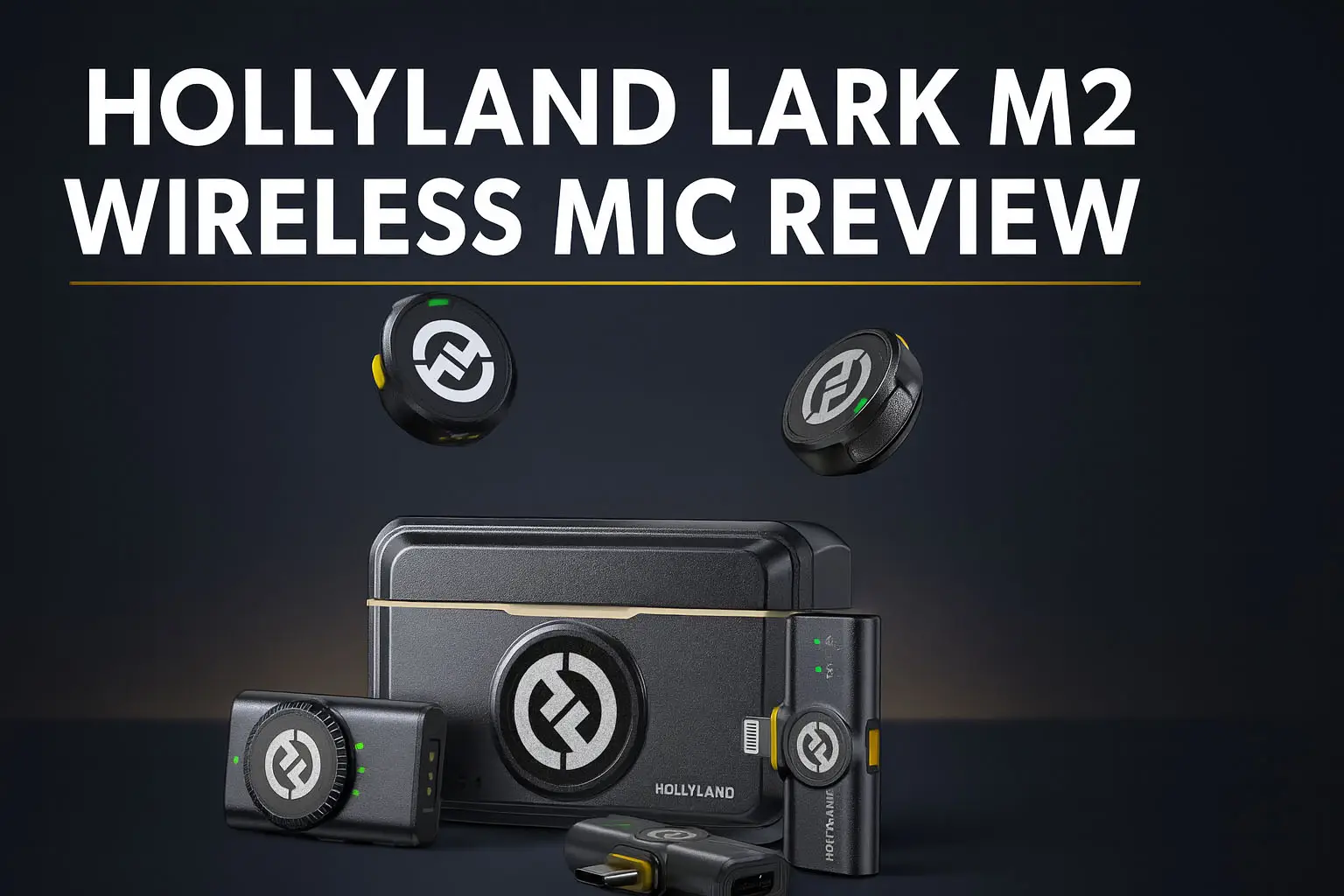 میکروفن یقه ای بی سیم Hollyland LARK M2 Wireless Combo