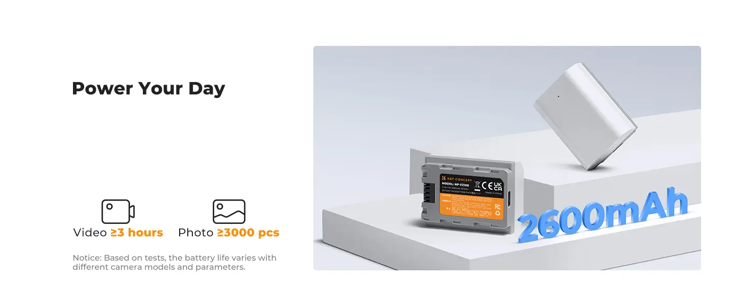 باتری کی اند اف K&F مدل NP-FZ100