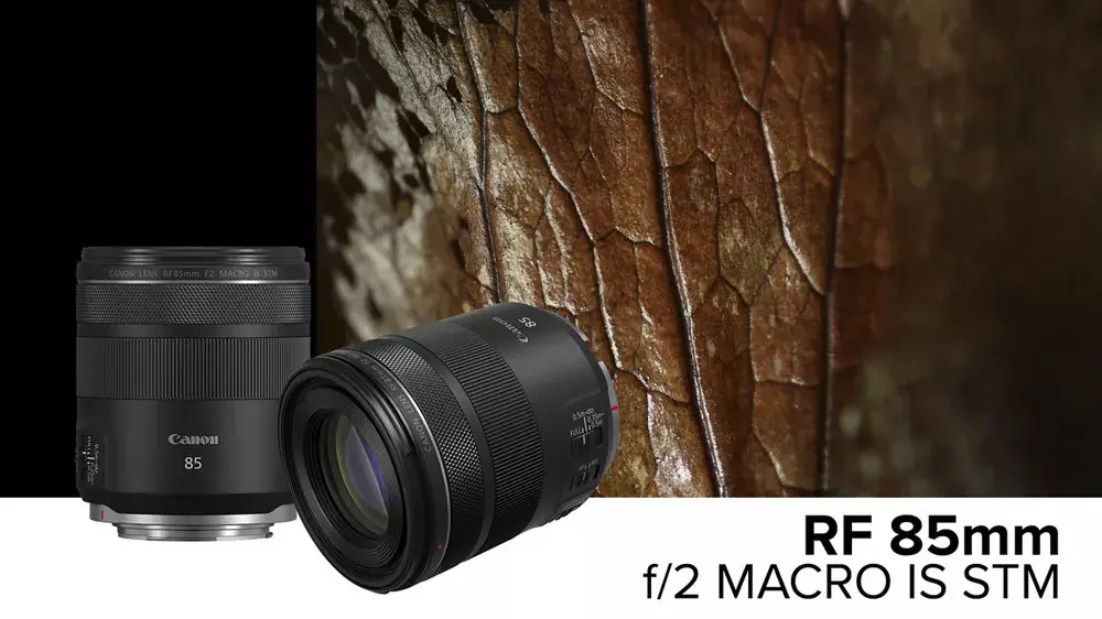 لنز کانن مدل Canon RF 85mm f2 Macro IS STM Lens