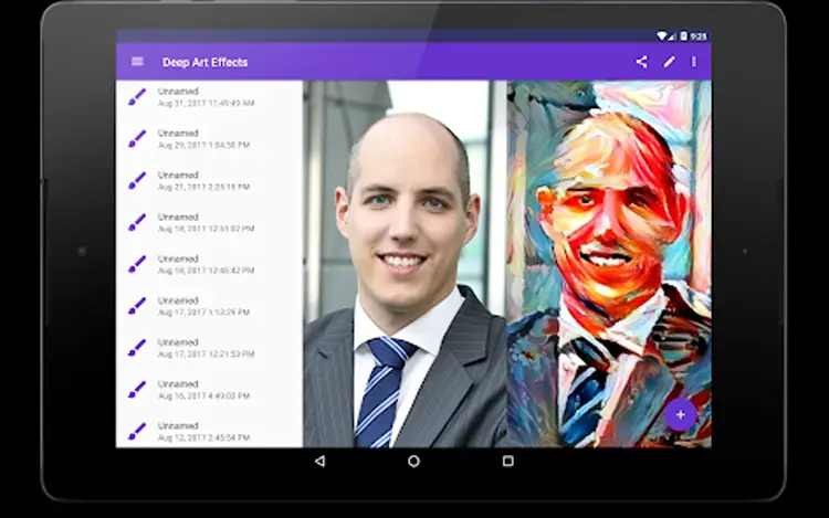برنامه عکاسی هوش مصنوعی Deep AI