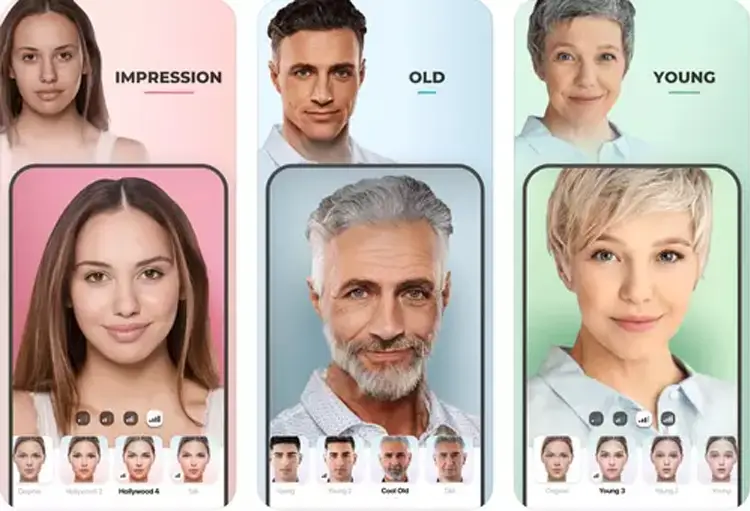 برنامه عکاسی هوش مصنوعی FaceApp