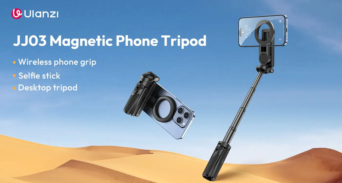سه پایه سه کاره گوشی اولانزی Ulanzi JJ03 3-in-1 Magnetic