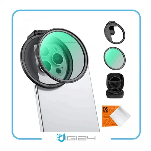 فیلتر لنز گوشی کی اند اف KF01.2673 K&F مدل 67mm CPL Magnetic