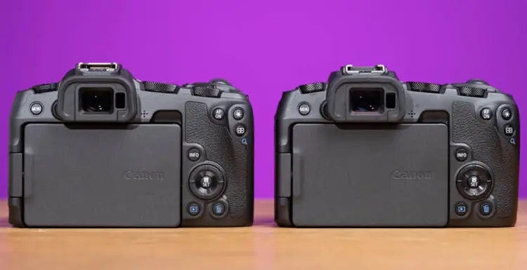 مقایسه Canon RP Kit با Canon R8 Kit