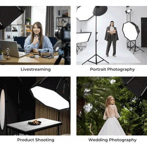 اکتاباکس کی اند اف سایز K&F Octagonal Softbox 65cm