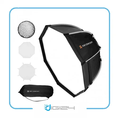اکتاباکس کی اند اف سایز K&F Octagonal Softbox 90cm