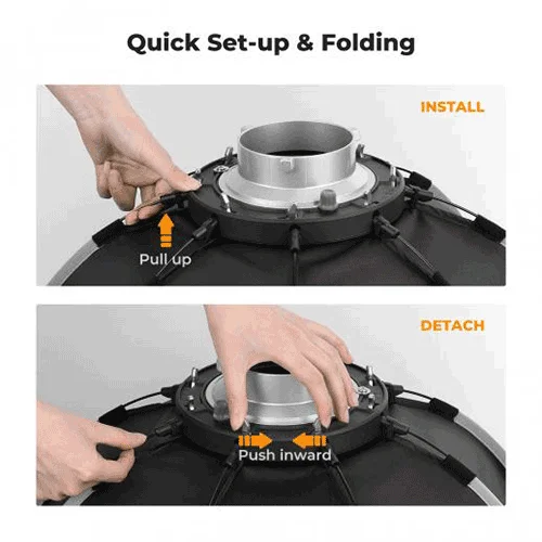 اکتاباکس کی اند اف سایز K&F Octagonal Softbox 55cm