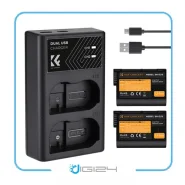 شارژر دوبل باتری کی اند اف K&F مدل EN-EL15