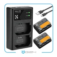 شارژر دوبل باتری کی اند اف K&F مدل NP-FZ100