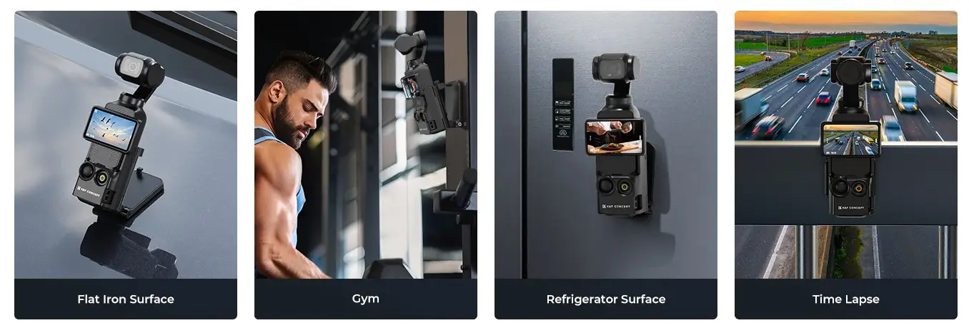 پایه نگهدارنده مغناطیسی کی اند اف K&F برای DJI Osmo Pocket 3