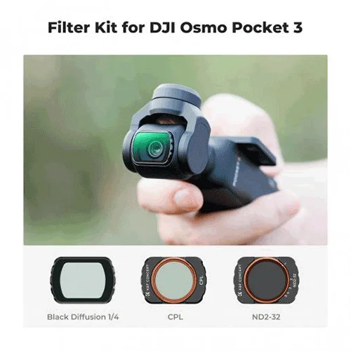 کیت فیلتر لنز کی اند اف مدل SKU.2148 برای DJI OSMO POCKET 3