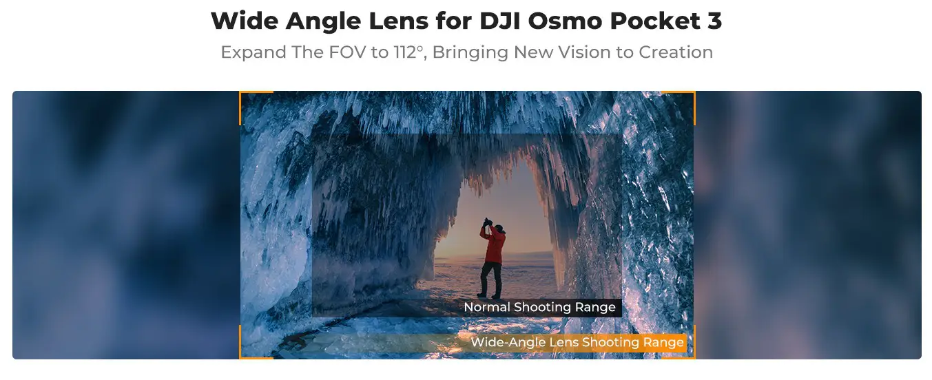 کیت فیلتر لنز کی اند اف مدل SKU.2294 برای DJI OSMO POCKET 3