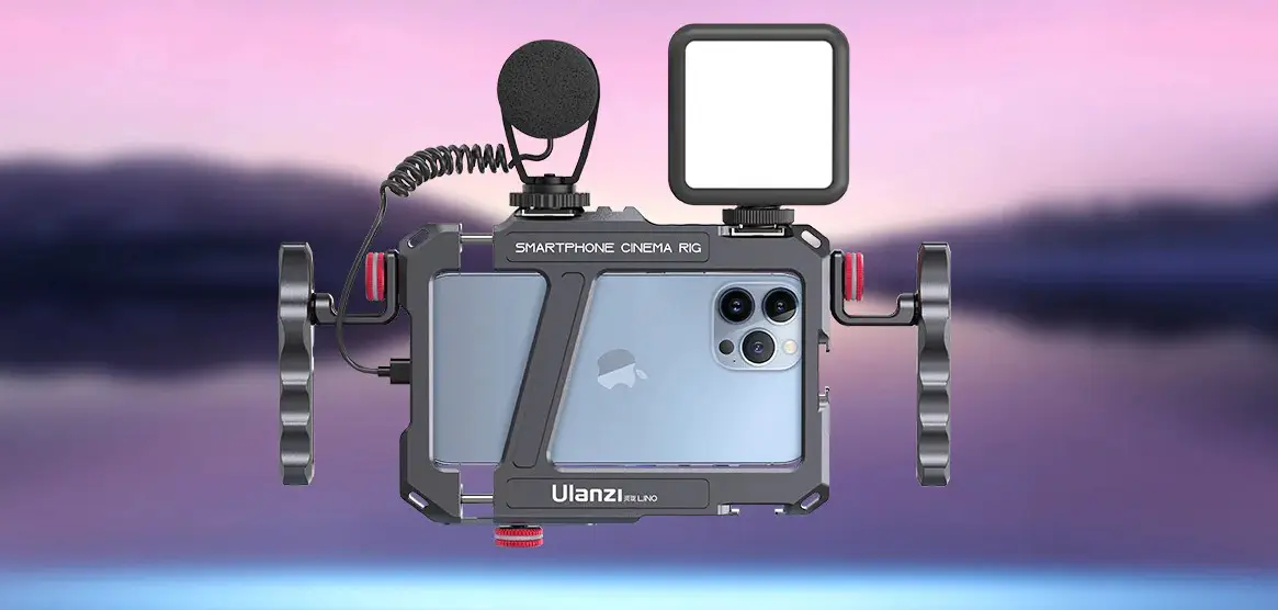 کیج و ریگ موبایل اولانزی Ulanzi Lino Dual Handle Metal 2792