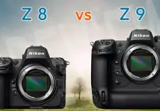 مقایسه دوربین Nikon Z8 Mirrorless با Nikon Z9 Mirrorless