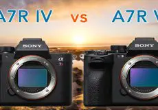 مقایسه a7r iv sony با a7r v