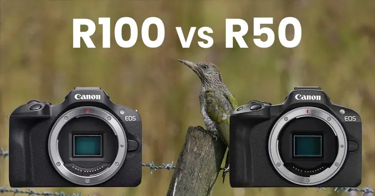 مقایسه دوربین Canon R50 Kit با Canon EOS R100