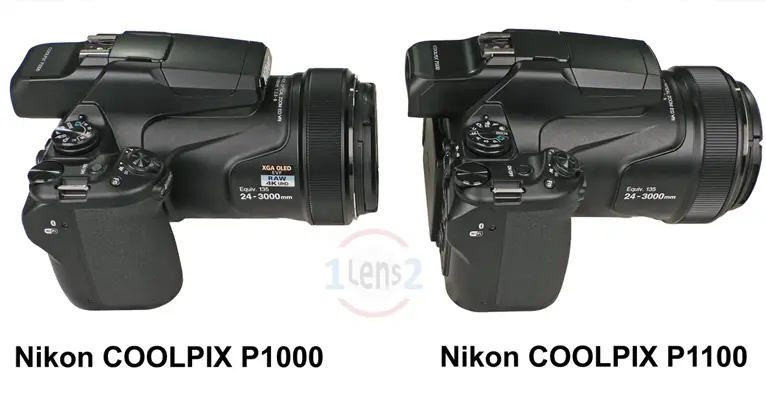 مقایسه nikon p1100 با p1000