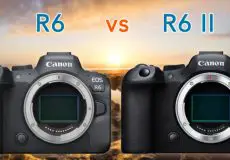 مقایسه دوربین Canon EOS R6 Mark III با Canon EOS R6