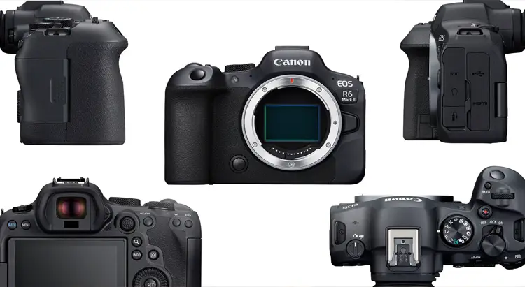 مقایسه دوربین Canon EOS R6 Mark III با Canon EOS R6