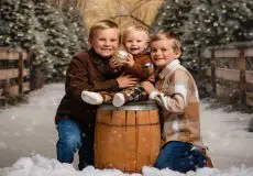 ژست عکاسی در برف