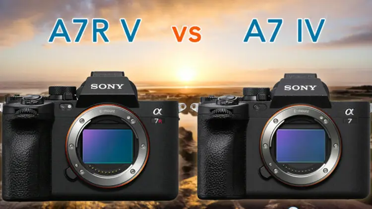 مقایسه دوربین بدون آینه سونی مدل Sony a7 IV با Sony a7 V