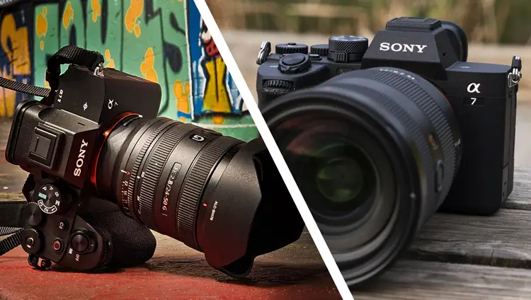 مقایسه دوربین بدون آینه سونی مدل Sony a7 IV با Sony a7 V