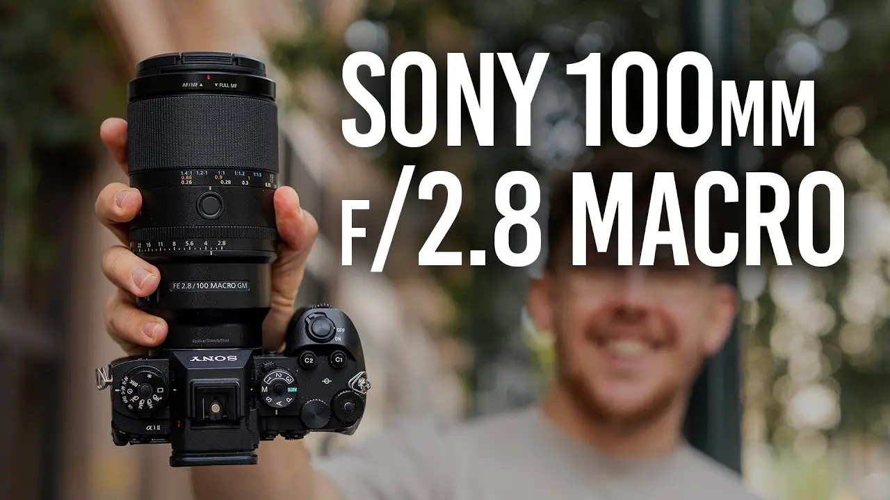 لنز سونی مدل Sony FE 100mm f2.8 Macro GM Lens