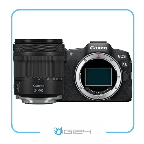 دوربین بدون آینه کانن EOS R8 Kit RF 24-105mm f/4-7.1 Lens