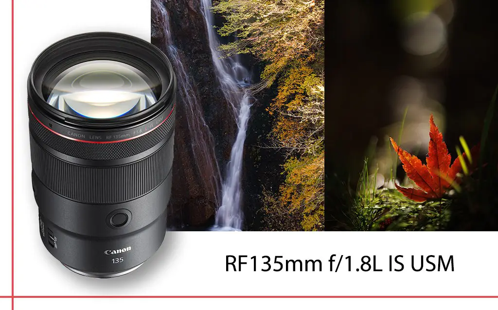 لنز بدون آینه کانن مدل Canon RF 135mm f1.8 L IS USM