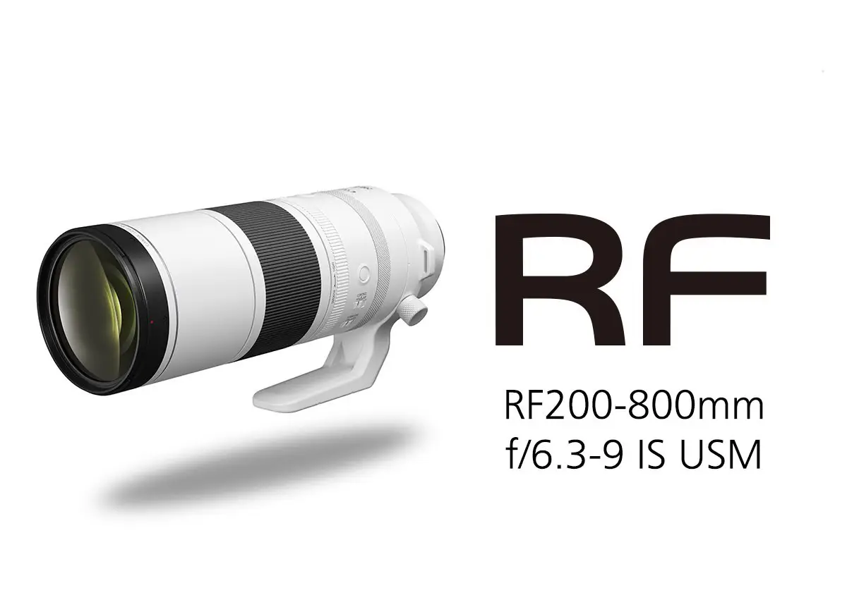 لنز بدون آینه کانن مدل Canon RF 200-800mm F6.3-9 IS USM